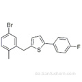 2- (5-Brom-2-methylbenzyl) -5- (4-fluorphenyl) thiophen CAS 1030825-20-7
